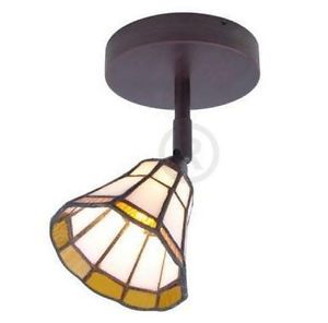 Picture Spot Light Stained Glass Art Lighting Ceiling Tiffany Style Bronze Track
