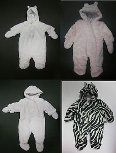 Baby Girls Boys Snowsuit Coat EX Mothercare Newborn 3 6 9 12 Months RRP £30