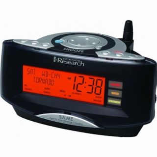 Emerson CKW2000 Clock Radio w Dual Alarm NOAA Same Weather Alert System