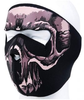 Skull Evil Face Mask Warmer Wrap Fleece Motorcycle Ski Neoprene Fleece
