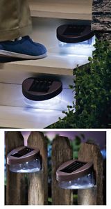 Deck and Fence Wall Mount Solar Lights 2 Pack