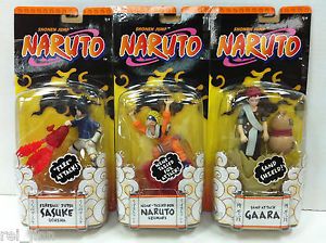 Naruto Shonen Jump Value 3 Pack Action Figure 5" Naruto Sasuke Gaara