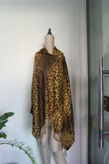 New Animal Print Pashmina Leopard Cashmere Shawl Scarf Wrap Hot 4Colors U Pick