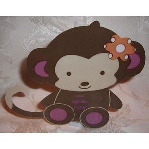 Jacana Monkey Baby Shower Decorations Party Favors Handcrafted Personalized