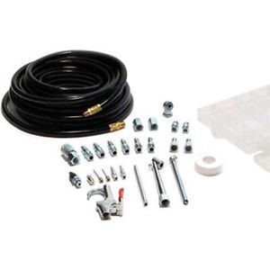 New 50ft PVC Air Hose 25 PC Accessory Kit Nozzle Home Garage Tool Compressor