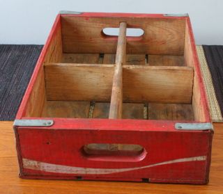 Vintage 1973 Wood Metal Coca Cola Coke Chattanooga Delivery Crate