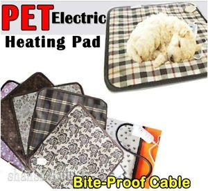 Pet Electric Heat Heated Heating Heater Pad Mat Blanket Bed for Dog Cat Bunny