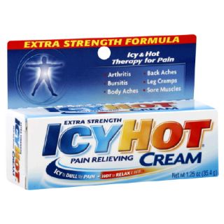 Icy Hot Rub Tube Extra Strength Pain Relieving Cream 1 25 Oz