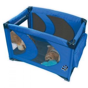 Petgear Portable Pen Blue Pink Dog Puppy Cat Kitten Beds Lightweight 29281 29282