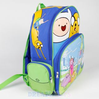 Cartoon Network Adventure Time Backpack Dance 16" Large Finn Jake Boys Girls
