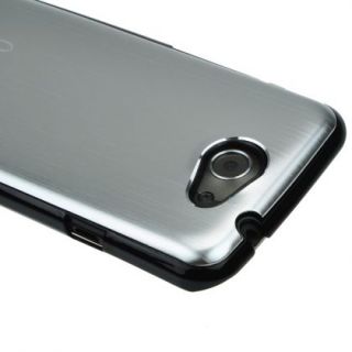 Silver Brushed Metal Aluminum Hard Case for HTC Onex S720e Endeavor Edge Supreme