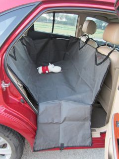 Pet Dog Cat Rear Seat Car Auto Waterproof Hammock Blanket Cover Protector Gray