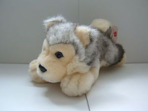 Husky Dog Puppy Beanie Soft Toy Animal Keel Toys