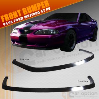 Ford Mustang 94 98 Front Bumper Lip Spoiler Bodykit Chin Poly Urethane PU