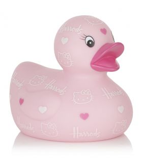 Teddy Bear Exclusive to Harrods Hello Kitty Bath Toy Rubber Duck 2013 Xmas Gift