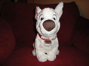Disney Bolt Dog 12" Tall Soft Toy Plush Stuffed Animal