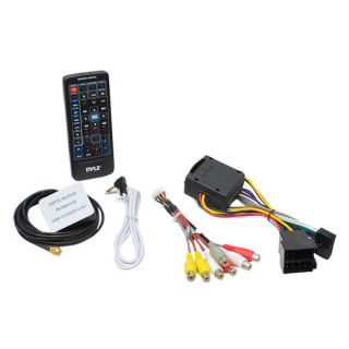 New Pyle 7" Single DIN GPS Bluetooth DVD CD USB SD Am FM Aux Reciever w Remote
