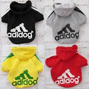New Hoodie Sweater T Shirt Pet Puppy Dog Cat Coat Clothes for Small Dogs