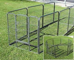 New Mtn Heavy Duty 40" Dog Playpen Pet Cage Exercise Pen Fence House