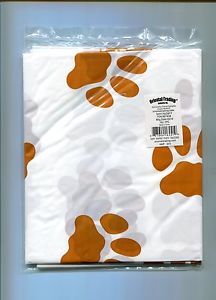 Paw Print Puppy Dog Table Cover Tablecloth Kids Birthday Party Decoration Decor
