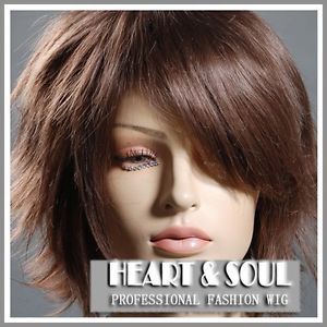 Short Curly Brown Cosplay Wig