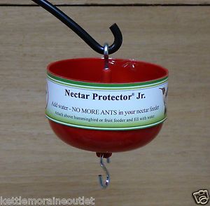 Ant Moat for Hummingbird Feeders Nectar Protector Jr Red Works with All Feeders