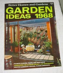 Vintage Better Homes Gardens Garden Ideas 1968 Storage Shelter Privacy ...