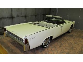 1963 Lincoln Continental Convertible Suicide Doors White on White Low Miles