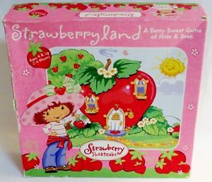 Strawberry Shortcake Strawberryland Board Game Vintage Rose Art Best Friend 3140