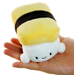 Egg Sushi Cotton Food Korea Separate Pie Children Baby Cute Gift Toy Doll 11cm