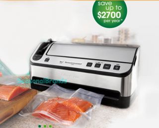 New ★★★ FoodSaver V4880 Vacuum Food Sealing System Bag Starter Kit V3880 ★★★
