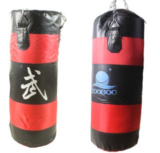 Zooboo Boxing Punching Bag Thai Karate Punch Kick Boxing Bag Training 90cm