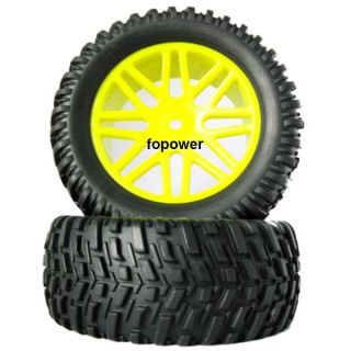 4pcs RC 1 10 Wheel Rim Pull Rally Car Off Road Rubber Tires Tyre 608Y 7007