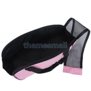 2X Pink Pet Dog Puppy Cat Carrier Tote Shoulder Bag Ventilated Mesh Style