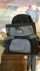 Outward Hound Pet Front Carrier Small Puppy Dog Front Pack Black Excellent Cond
