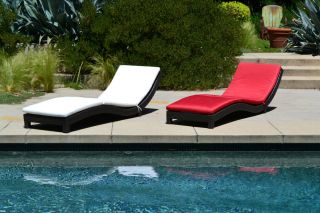 Modern Chaise Lounge Chair Set Pool Patio Backyard Coast Modern Living™