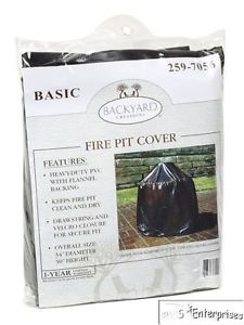 Backyard Creations Heavy Duty Outdoor Camping Patio Firepit Cover New
