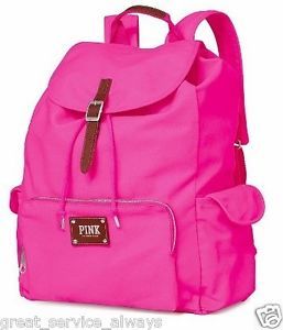 Victoria's Secret Love Surfer Pink School Bag Backpack Bookbag Tote Brand New
