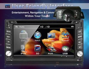 2 DIN 3G WCDMA 6 2" in Dash GPS Navigation Car Stereo DVD CD Player GPS Map