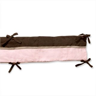 Pink and Brown Baby Girl 10 Piece Crib Bedding Set BNIP