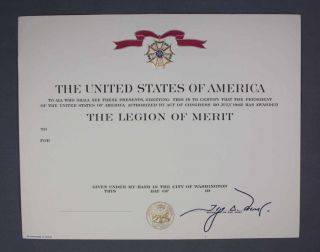 SKILCRAFT Award Certificate Binder with Gold Marine Crops Seal, Red