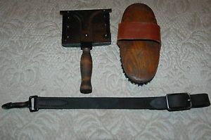 Civil War Federal Cavalry Horse Grooming Set Brush Link Strap More