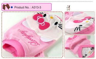 Dog Cat Clothes Kitty T Shirts A313