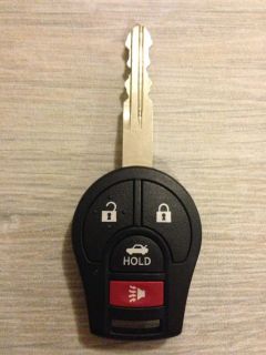 2008 2011 Nissan Versa Cube Rogue Remote Key Fob CWTWB1U751 4 Button