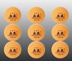 100pcs 40mm Olympic 3 Stars Ping Pong Balls Table Tennis Balls Orange