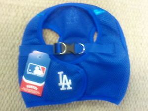 Los Angeles Dodgers Embroidered Pet Dog Step in Vest Collar Harness All Sizes
