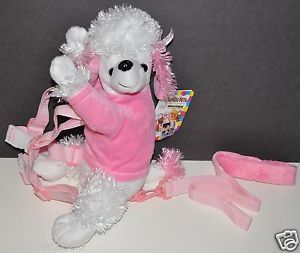 Poodle Toddler Harness Leash Kids Backpack Pink Kids Cute Fun New Gift Girls