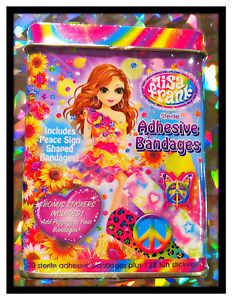 Lisa Frank Bandaids 20 Bandages Total Stickers Tin Container Brand New