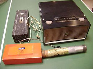 RCA Portable AC DC Model 6 by 4 Radio 45 Record Player UEL Power Adapter Battery