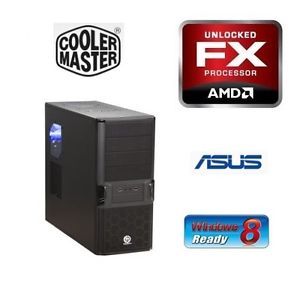 AMD FX 6200 Six Core CPU Asus MB 8GB DDR3 Memory RAM BAREBONES Computer PC Kit